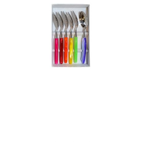 GRILLADE Box of 6 spoons - Multicolor