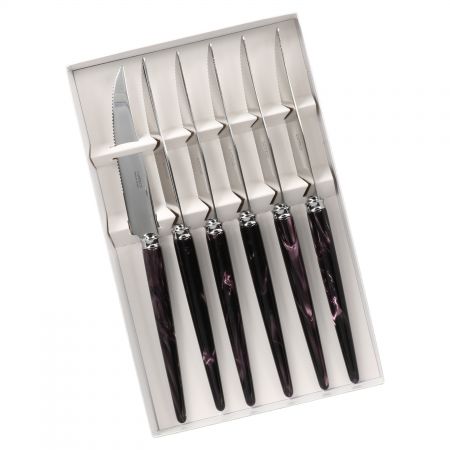 Tang -  Box of 6 steak knives